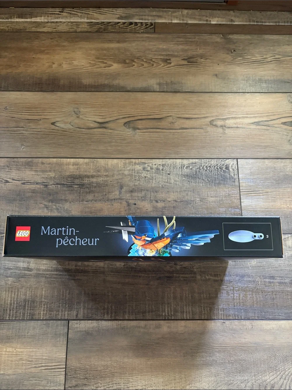 Lego Kingfisher Sculpture - Blue & Orange - Picture 3 of 6